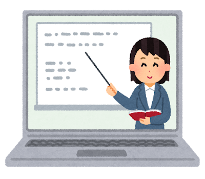 勉強を教えている女の人