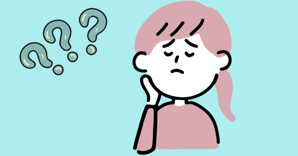 困っている女性