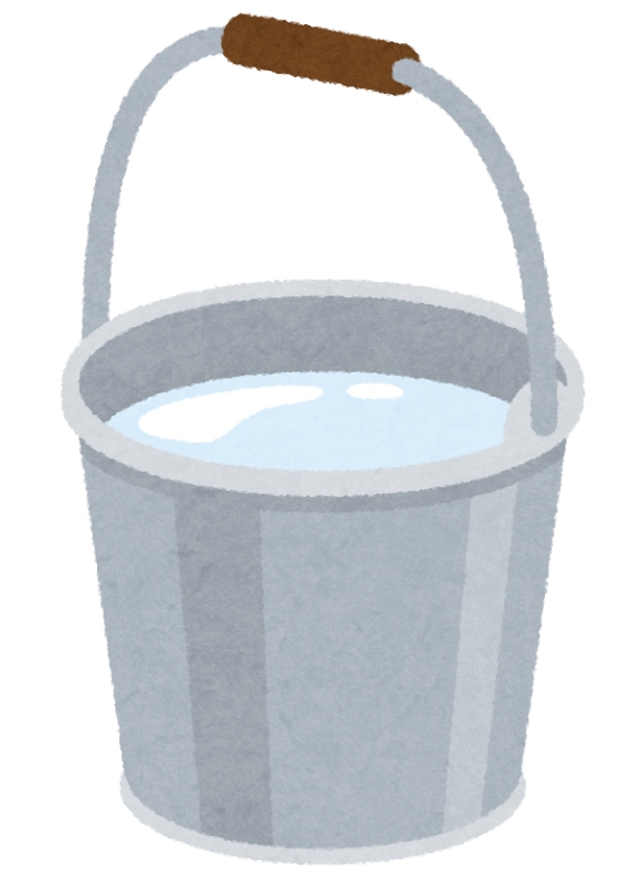 バケツのイラスト