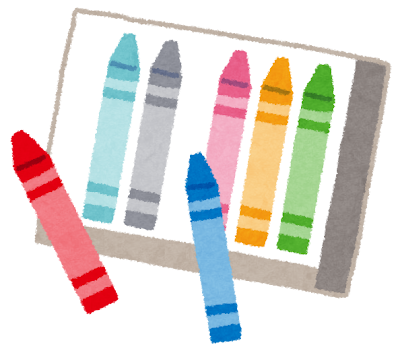 クレヨンの絵