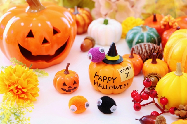 ハロウィンの飾りの写真