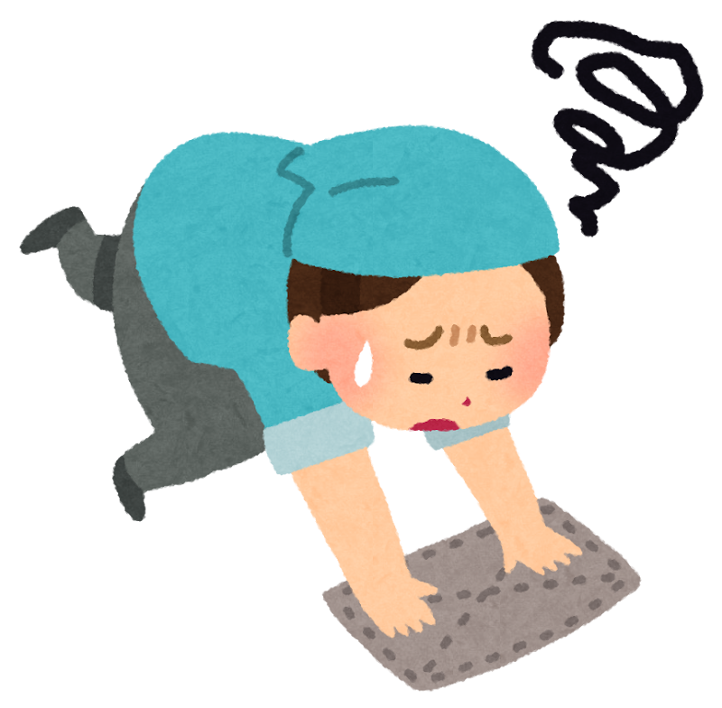 床掃除イラスト
