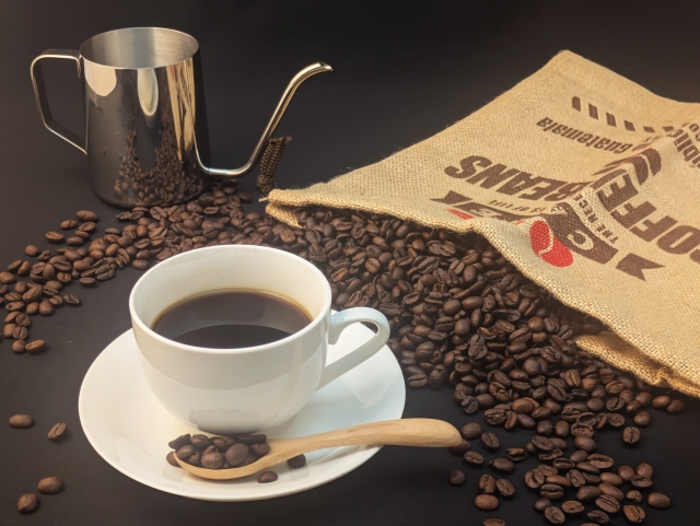 コーヒーとテーブル