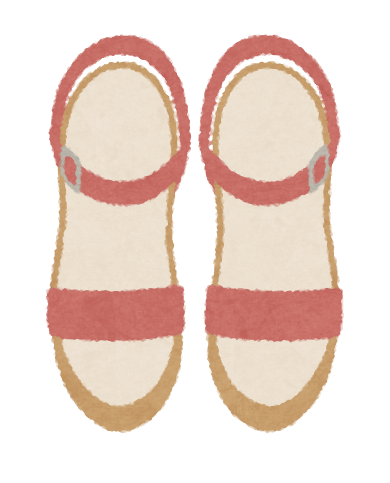 女性用のサンダル