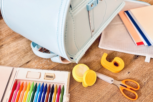 文房具とランドセル